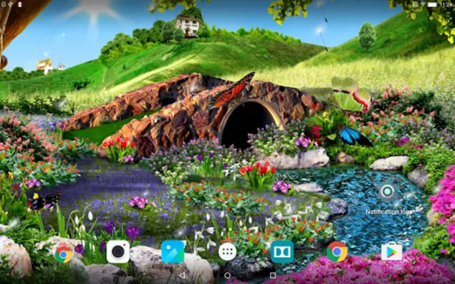 3D Butterfly Live Wallpaper android App screenshot 0